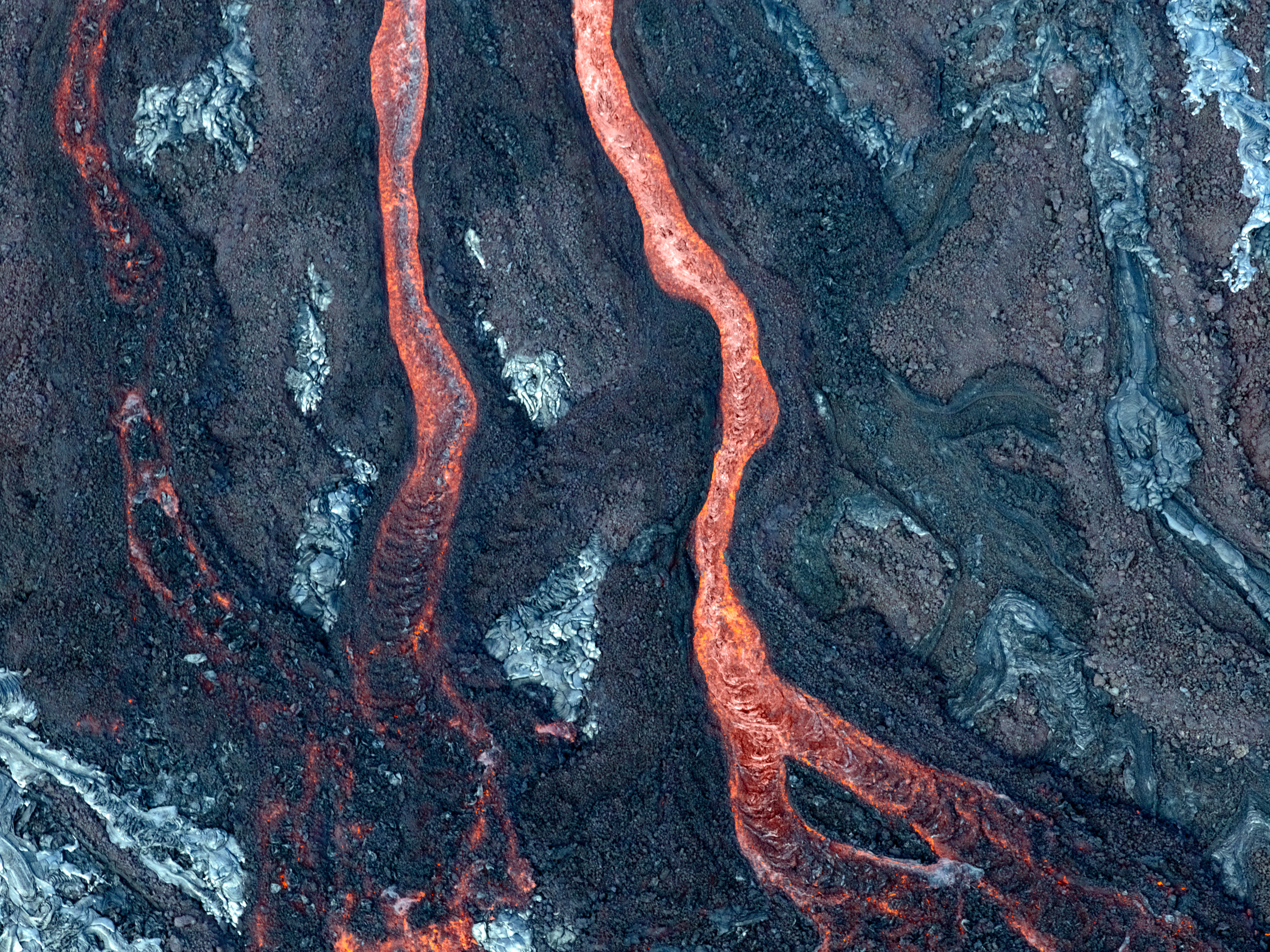 Lava flow at Hawaii Volcano National Park