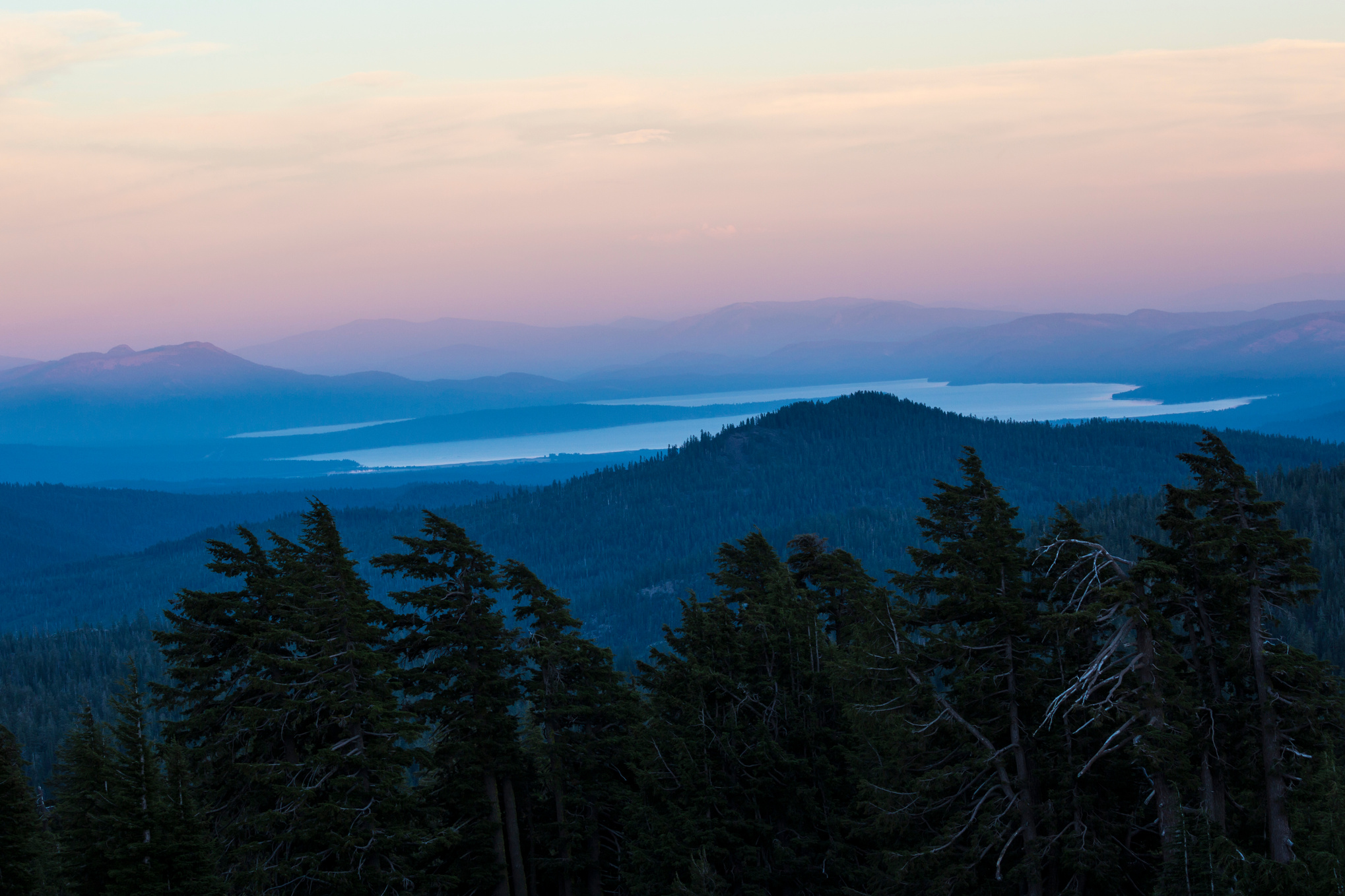 Sunset in Lassen Volcanic National Park