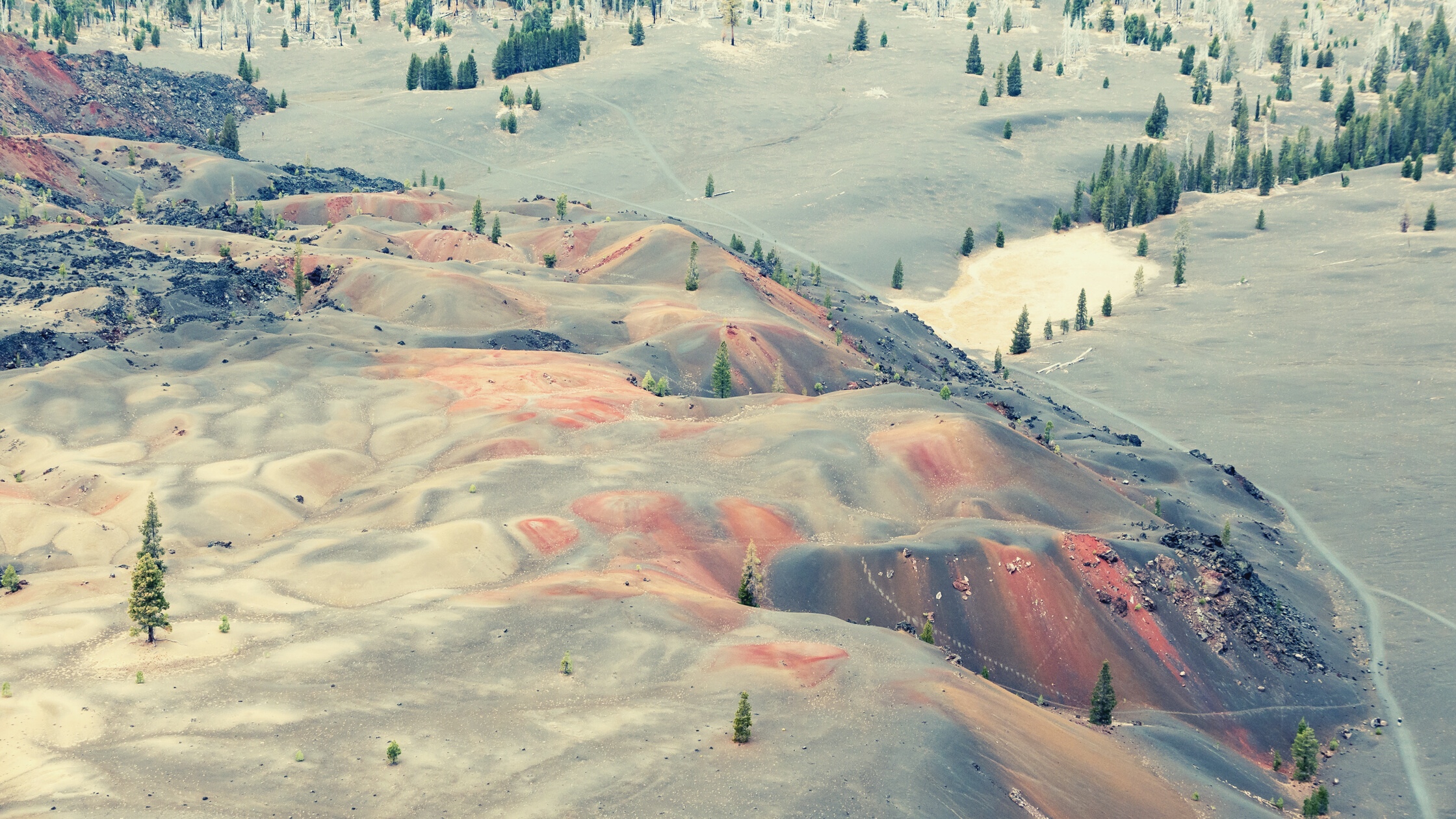 Painted Dunes, Lassen Volcanic National Park, California