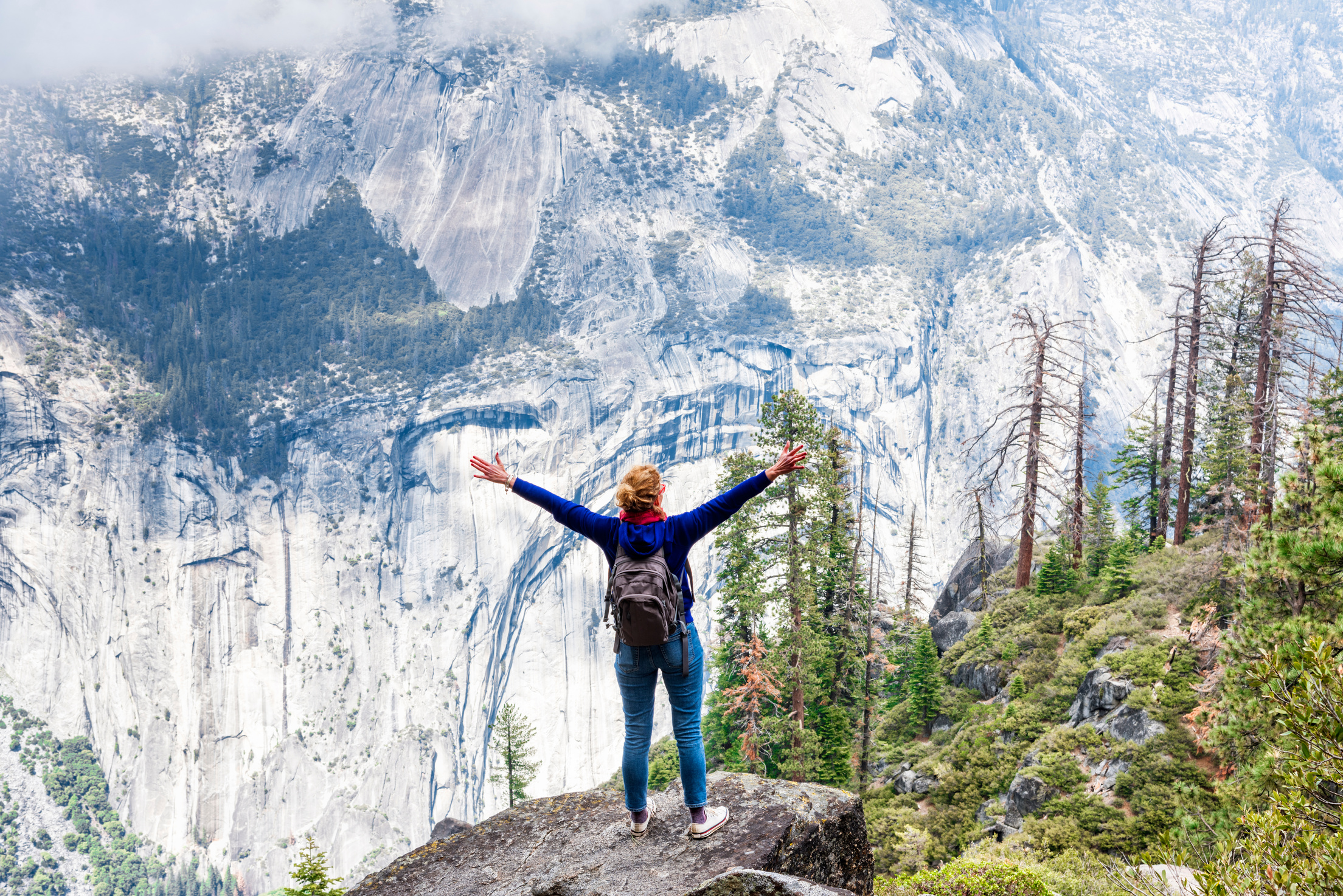 Happy Yosemite hiking